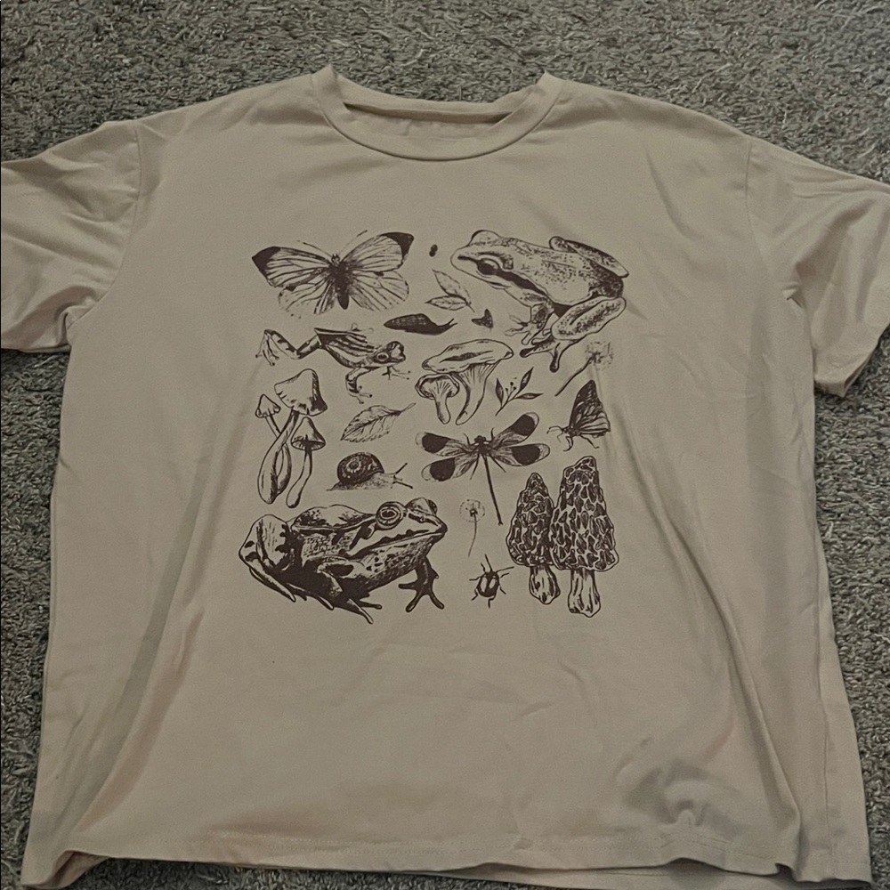 SHEIN Beige T-Shirt